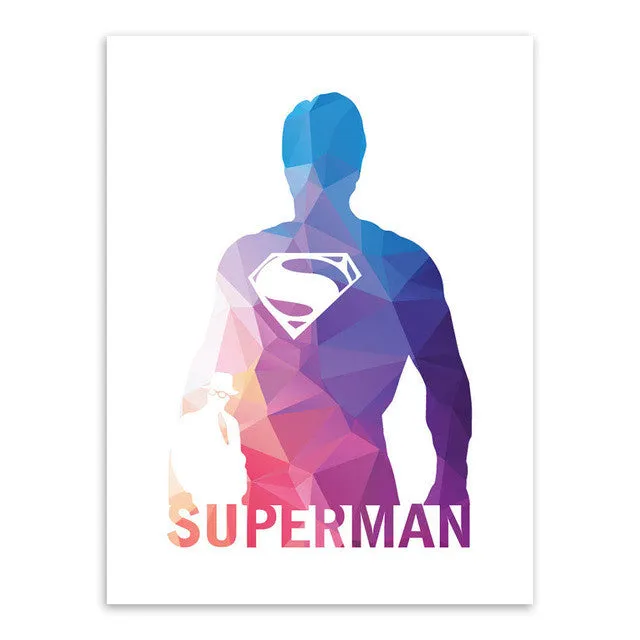 Superhero Canvas Art