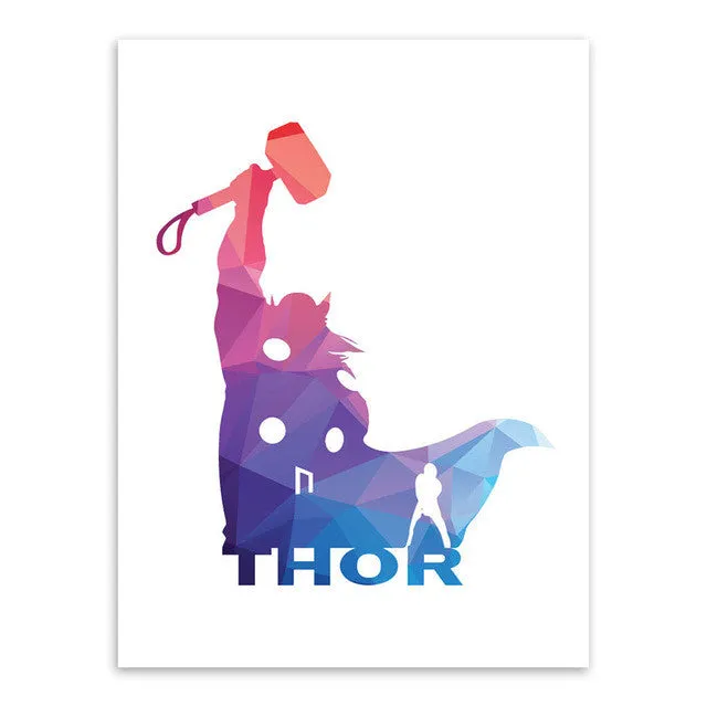 Superhero Canvas Art