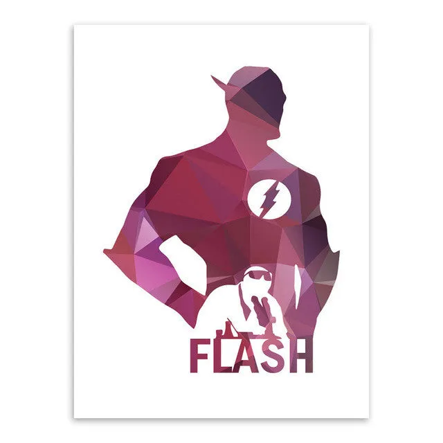 Superhero Canvas Art