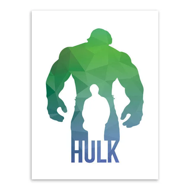 Superhero Canvas Art