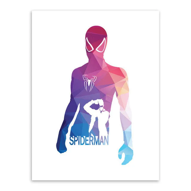 Superhero Canvas Art