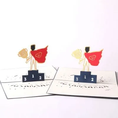 SuperHero Dad - 3D Pop Up Greeting Card