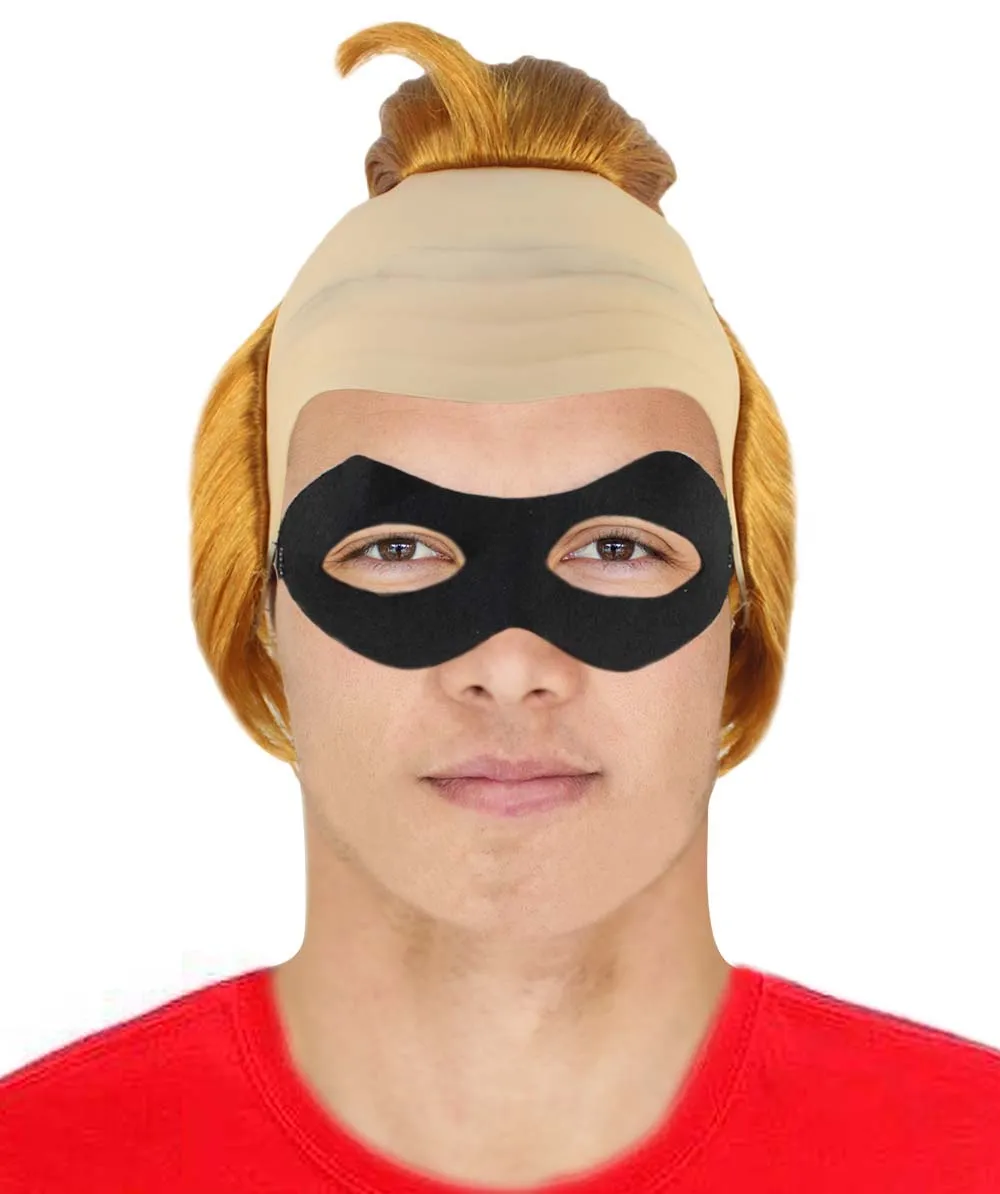Superhero Family Mens Wig | Wig with Mask Set | TV/Movie Wigs