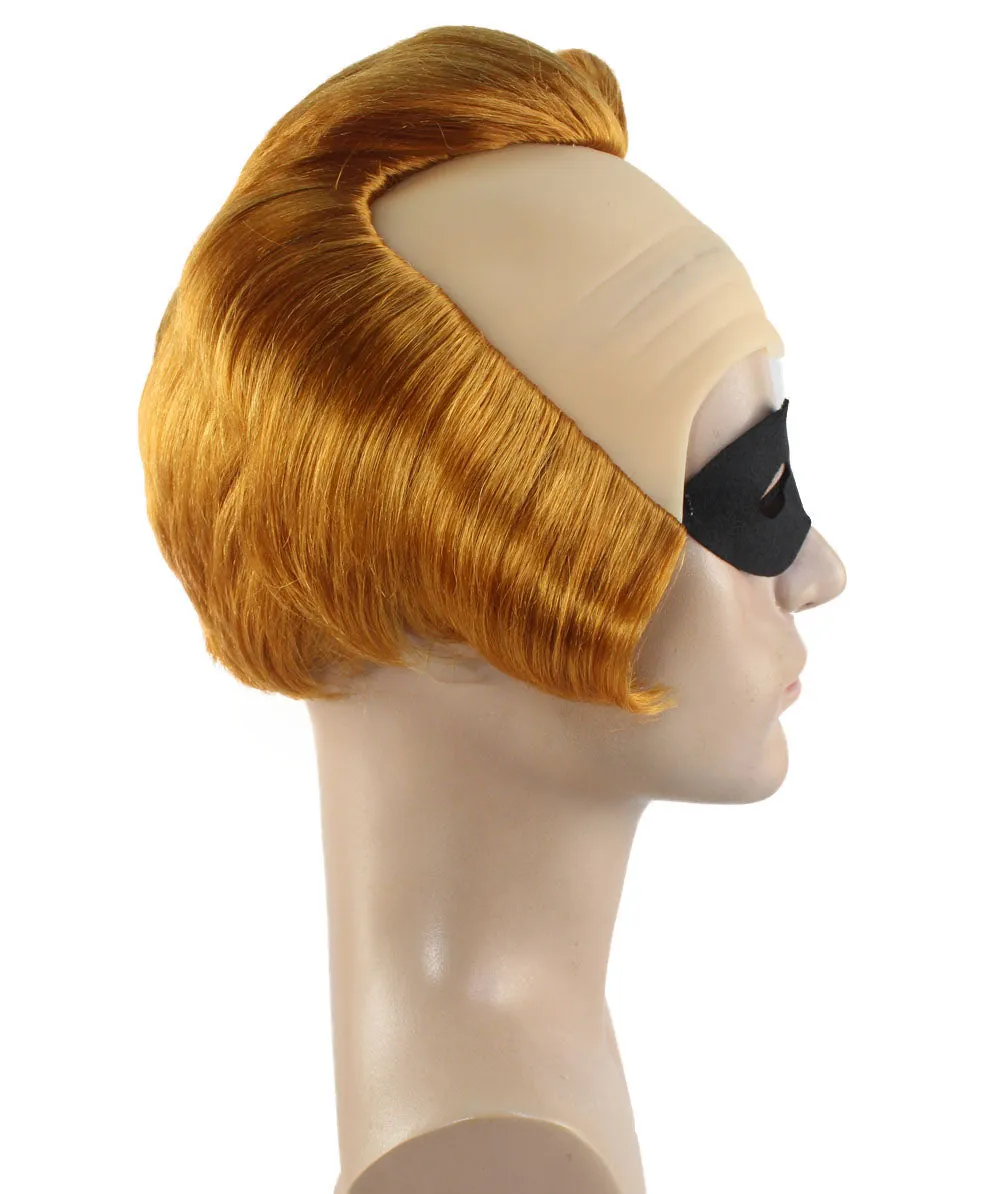 Superhero Family Mens Wig | Wig with Mask Set | TV/Movie Wigs