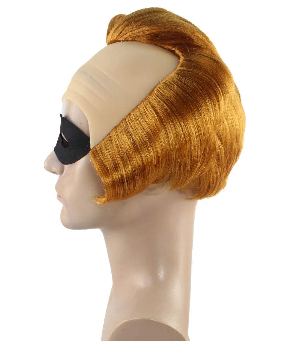 Superhero Family Mens Wig | Wig with Mask Set | TV/Movie Wigs