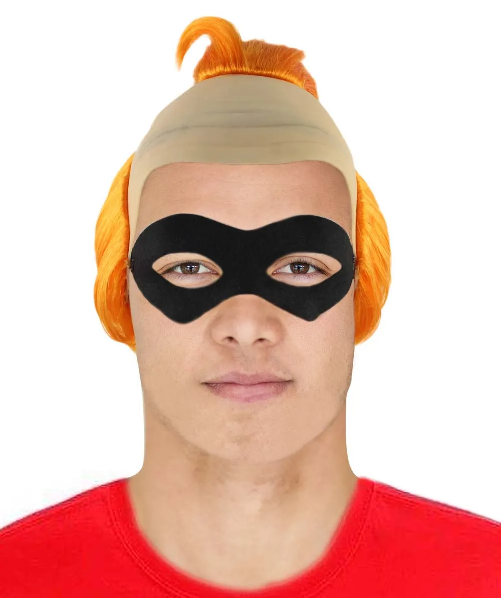 Superhero Family Mens Wig | Wig with Mask Set | TV/Movie Wigs