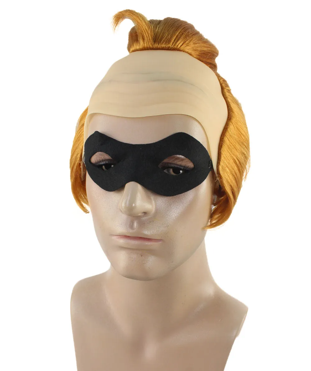 Superhero Family Mens Wig | Wig with Mask Set | TV/Movie Wigs