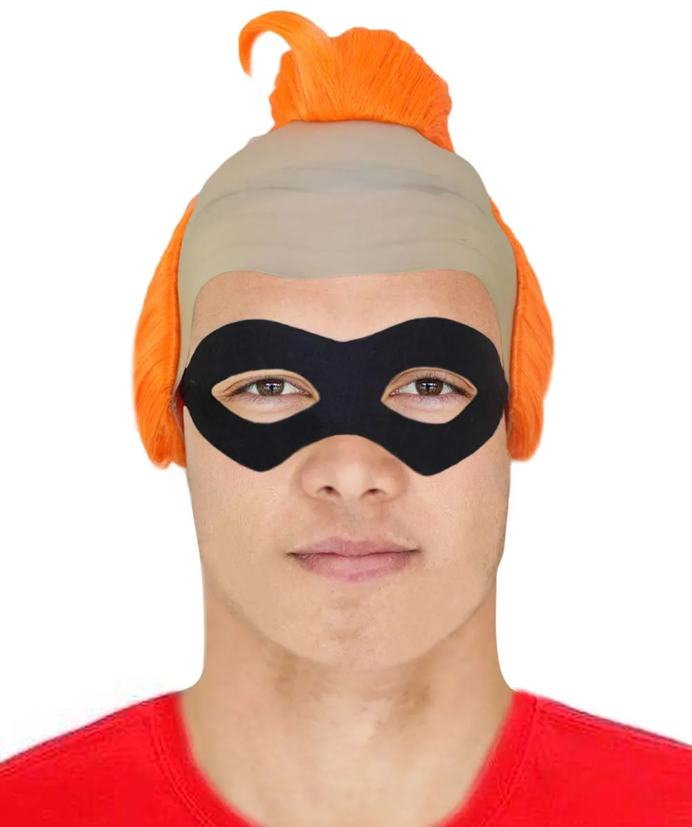 Superhero Family Mens Wig | Wig with Mask Set | TV/Movie Wigs