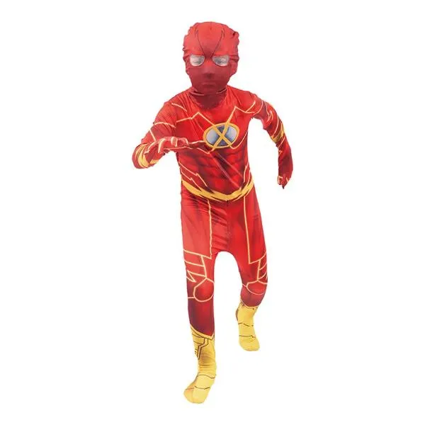Superhero Flash Boys Costume - 11 - 12 Years