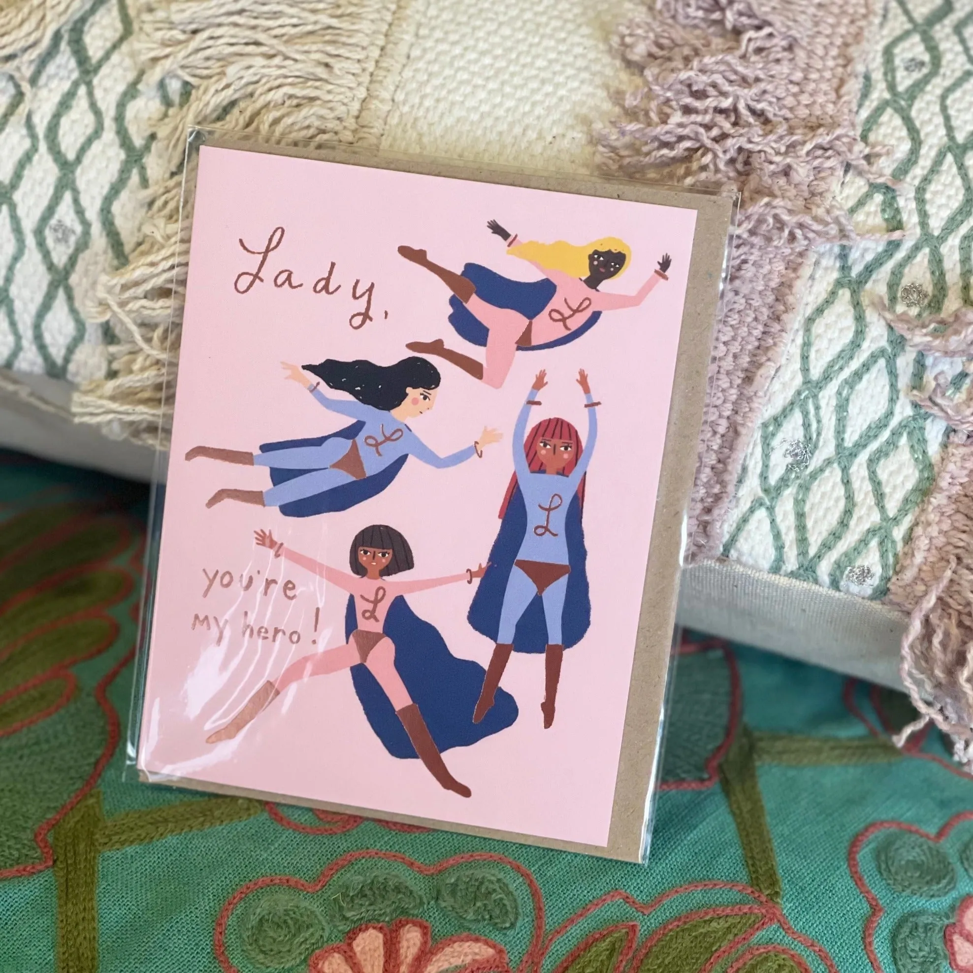 Superhero Greeting Card
