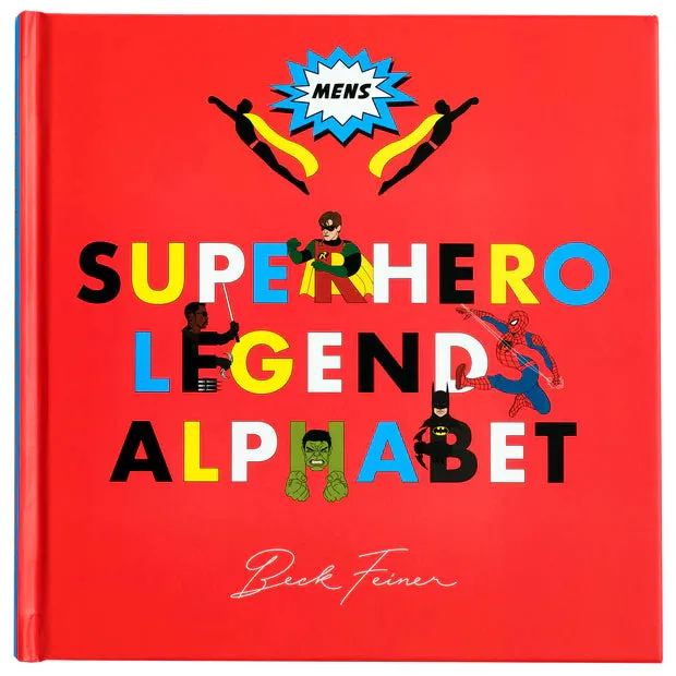 Superhero Legends Alphabet - dual set