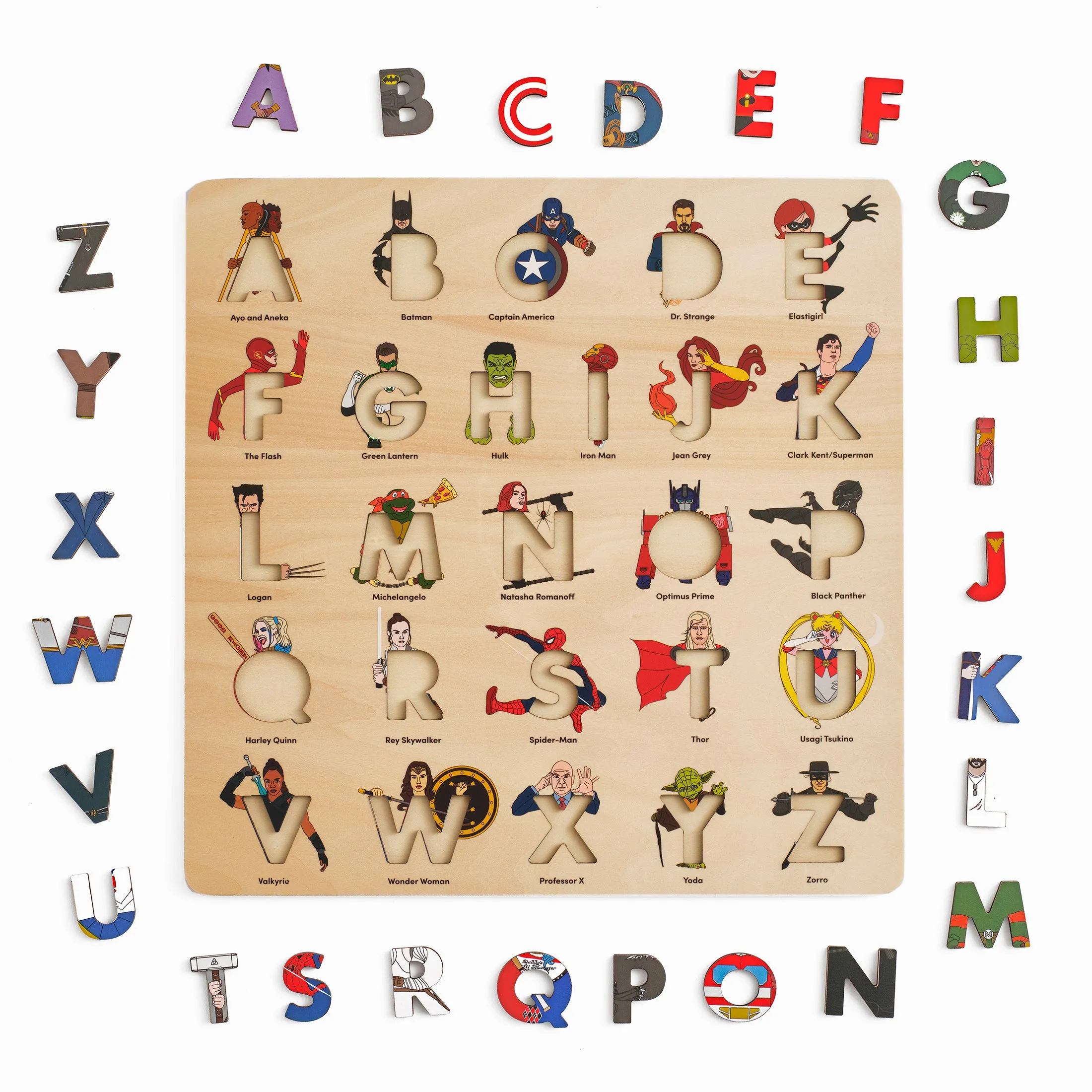 Superhero Legends Alphabet Set