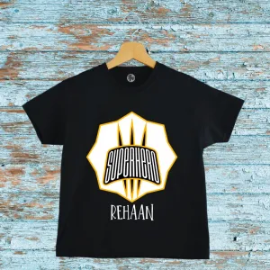 Superhero Name Personalized T-Shirt for Kids