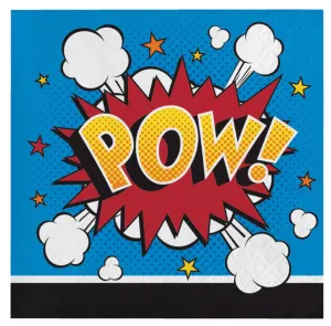 Superhero Slogans Beverage Napkin