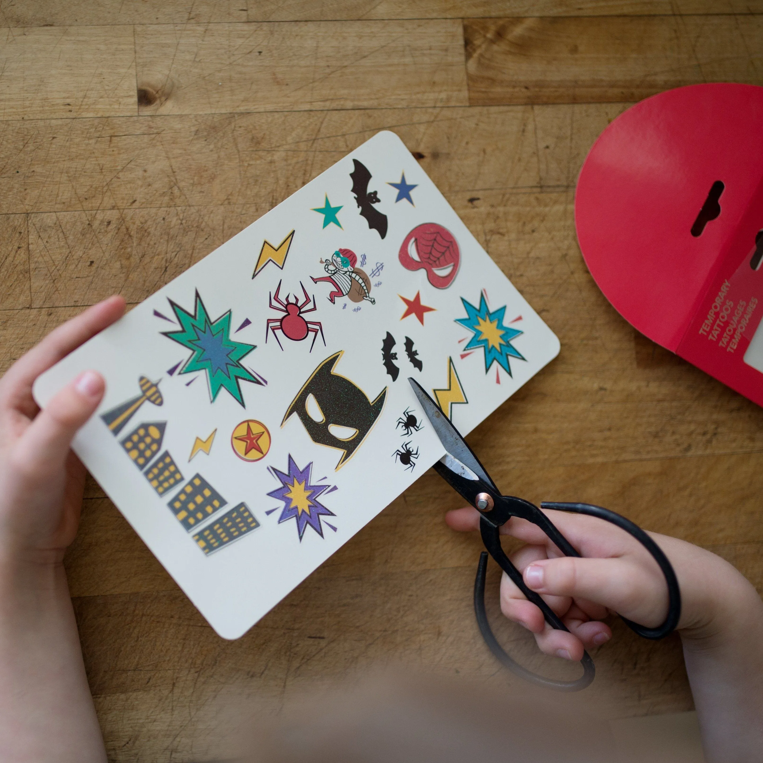 Superhero Temporary Tattoos