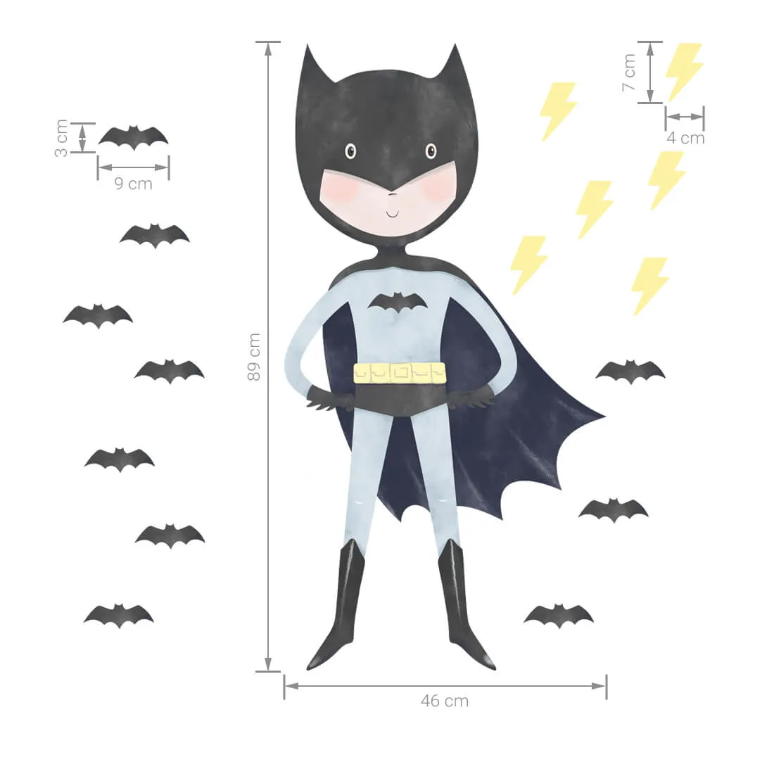 Superhero, Wall Stickers