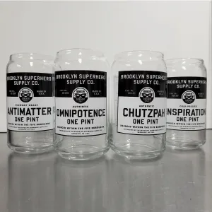 Superpower Pint Glasses