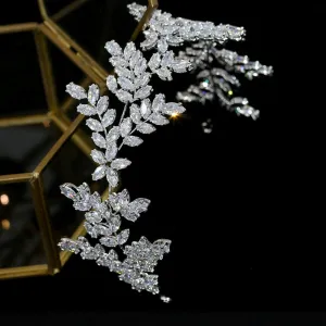 Swarovski Wedding Head Piece Band Crystals - Annie