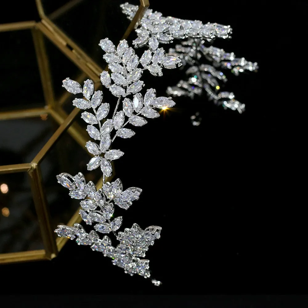 Swarovski Wedding Head Piece Band Crystals - Annie