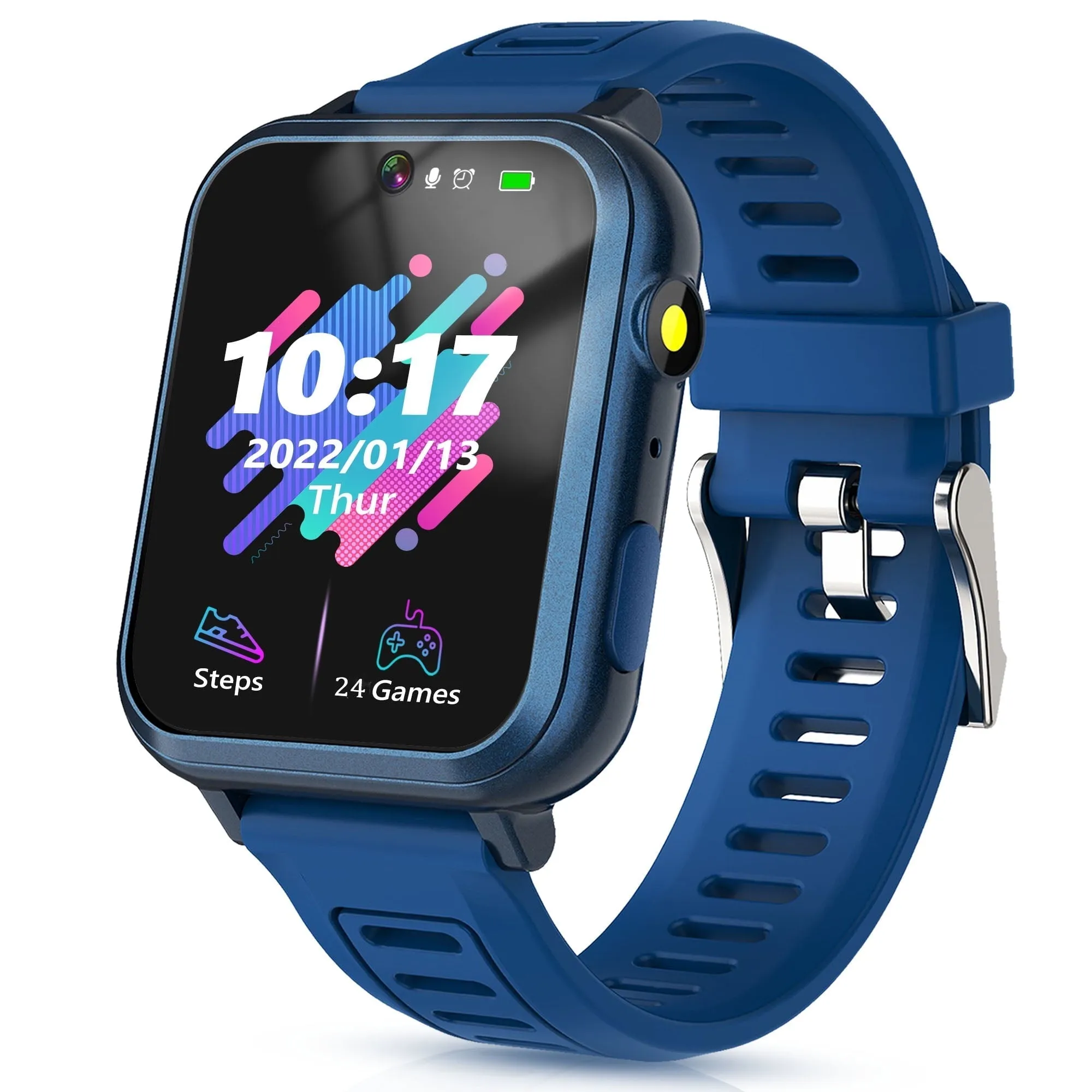 SZBXD Kids Smart Watch with SOS, Smartwatch Kids Phone Watch with 11 Games Pedometer Music Camera, Smart Watch for Kids Boys Girls 4-12 Years,Birthday Gifts for Children(Black)
