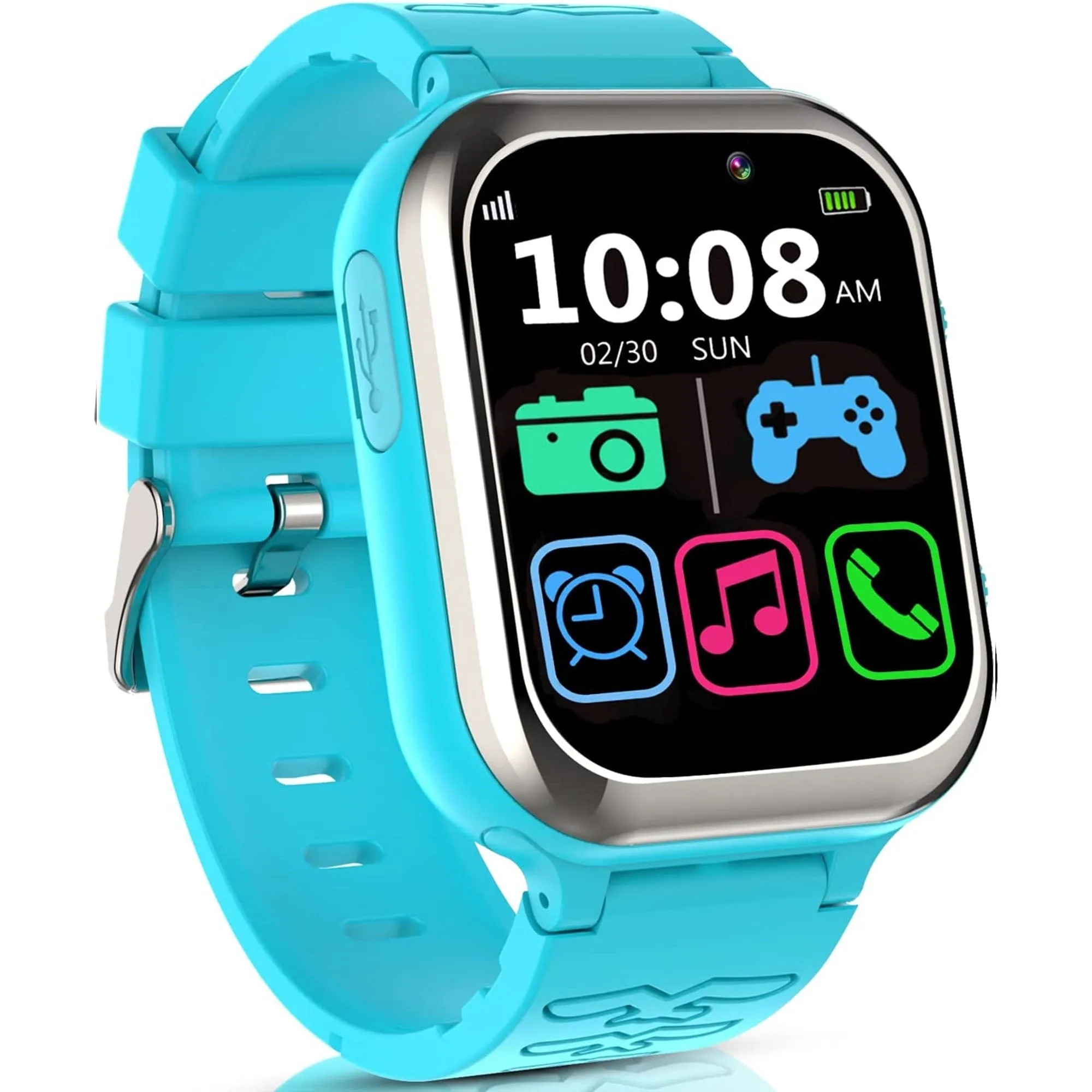 SZBXD Kids Smart Watch with SOS, Smartwatch Kids Phone Watch with 11 Games Pedometer Music Camera, Smart Watch for Kids Boys Girls 4-12 Years,Birthday Gifts for Children(Black)