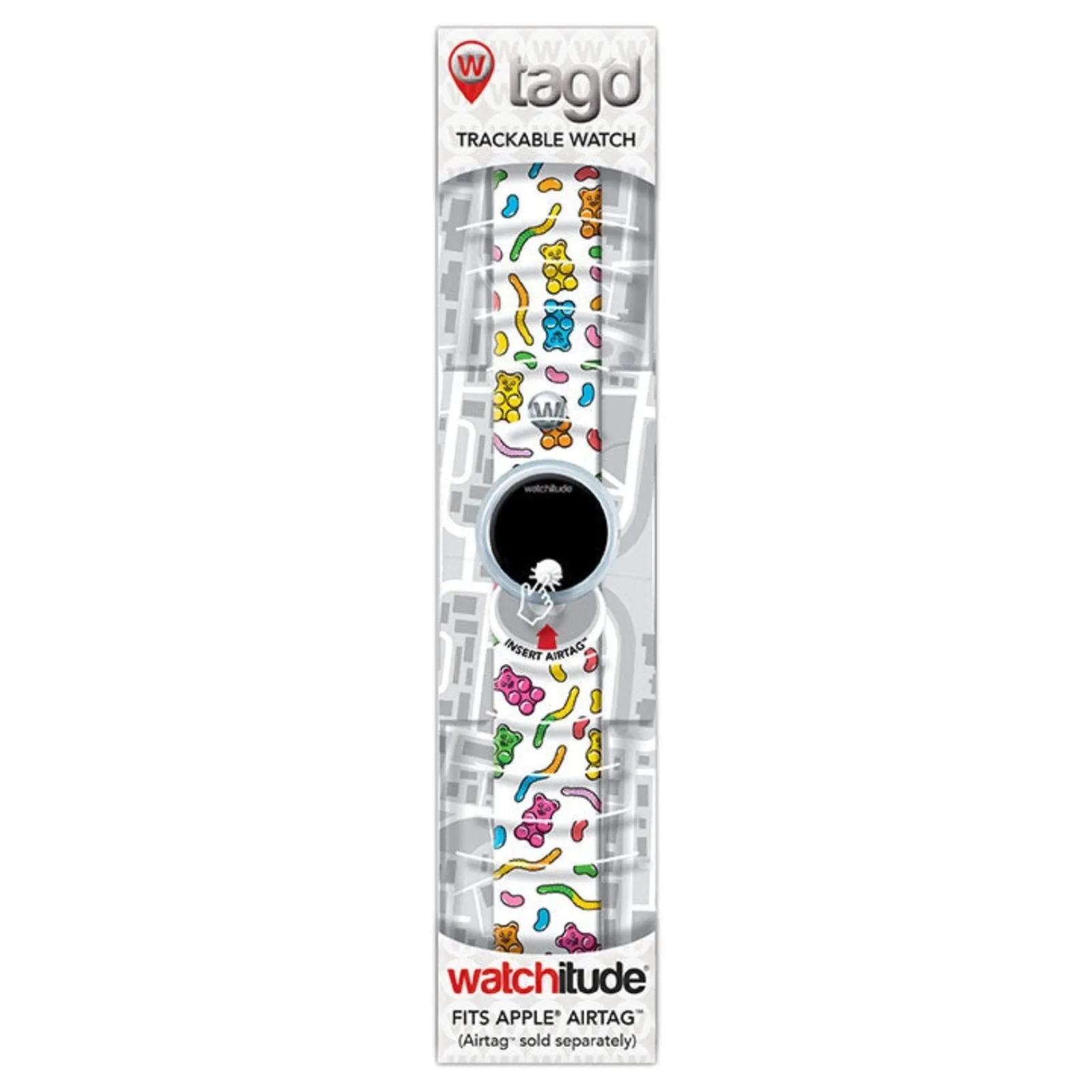 Tag'd Trackable Air Tag Watch - Gummie Bears