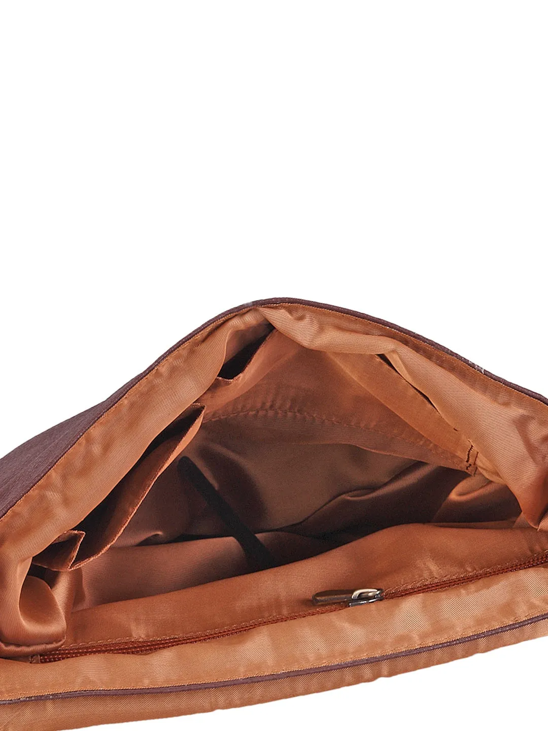 Teakwood Unisex Brown Genuine Leather Messenger Bag