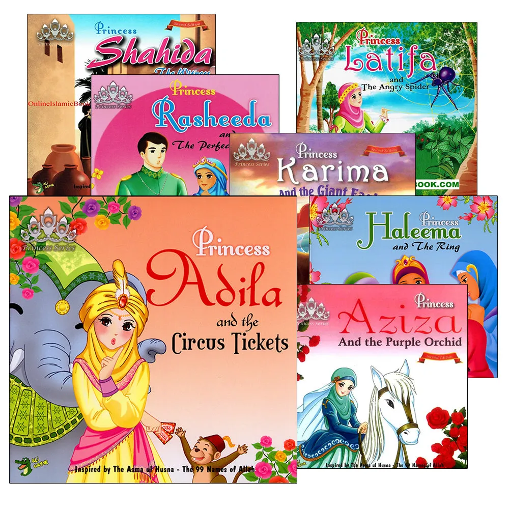 The 99 Names of Allah - Princess Series (Set of 7 Books)