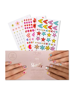 The Cheat Sheets Happy Go Lucky Nail Stickers