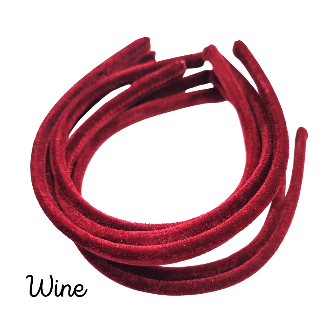 Thin Velvet Headbands