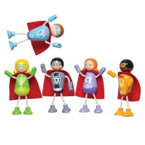 Tidlo Superhero Figure Pack