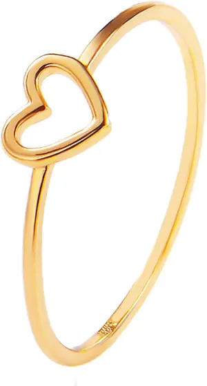 Tiny Heart Ring Stacking Dainty Cute Ring Minimalist Rings Friendship Matching Cubic Zirconia Stackable Gold Rings