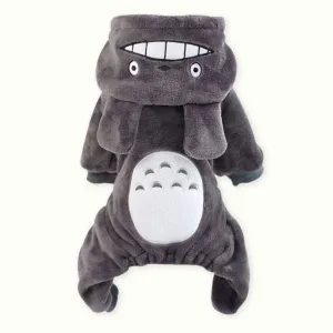 Totoro Cartoon Hooded Onesies Pet Costumes
