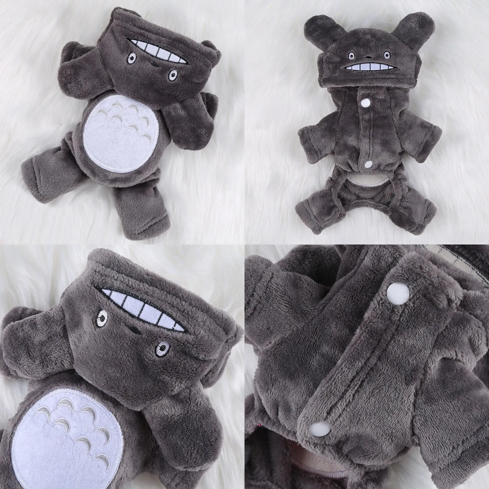 Totoro Cartoon Hooded Onesies Pet Costumes