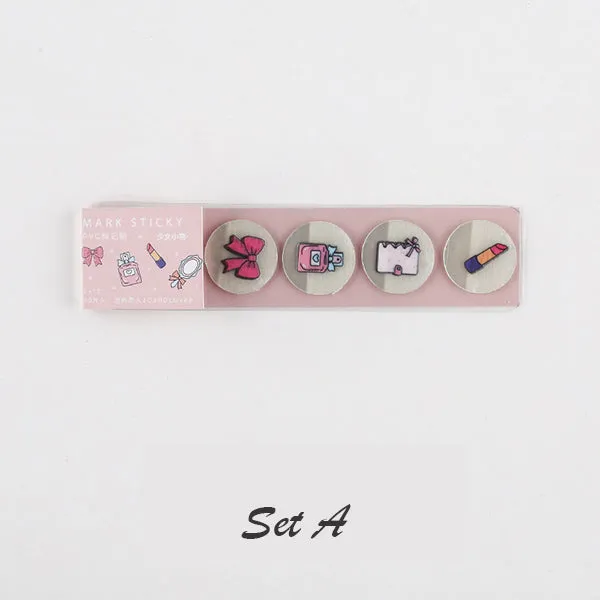 Translucent Kawaii Cartoon Stickers