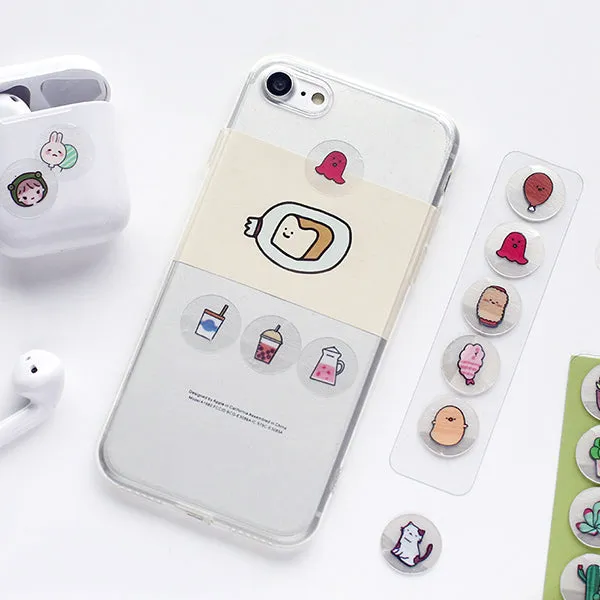 Translucent Kawaii Cartoon Stickers
