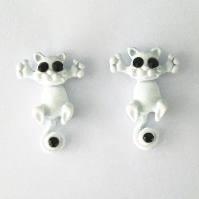 Trap Cat Stud Earrings