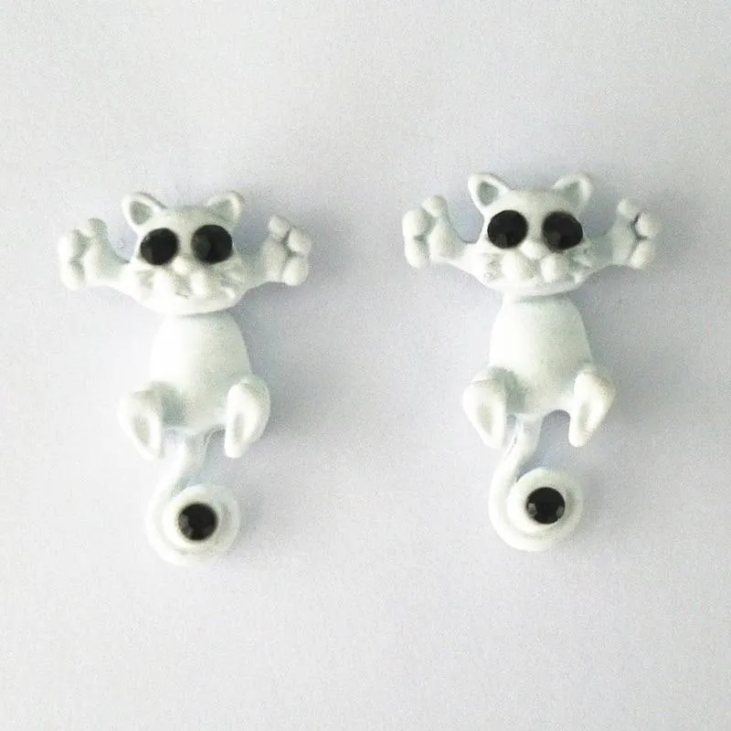 Trap Cat Stud Earrings