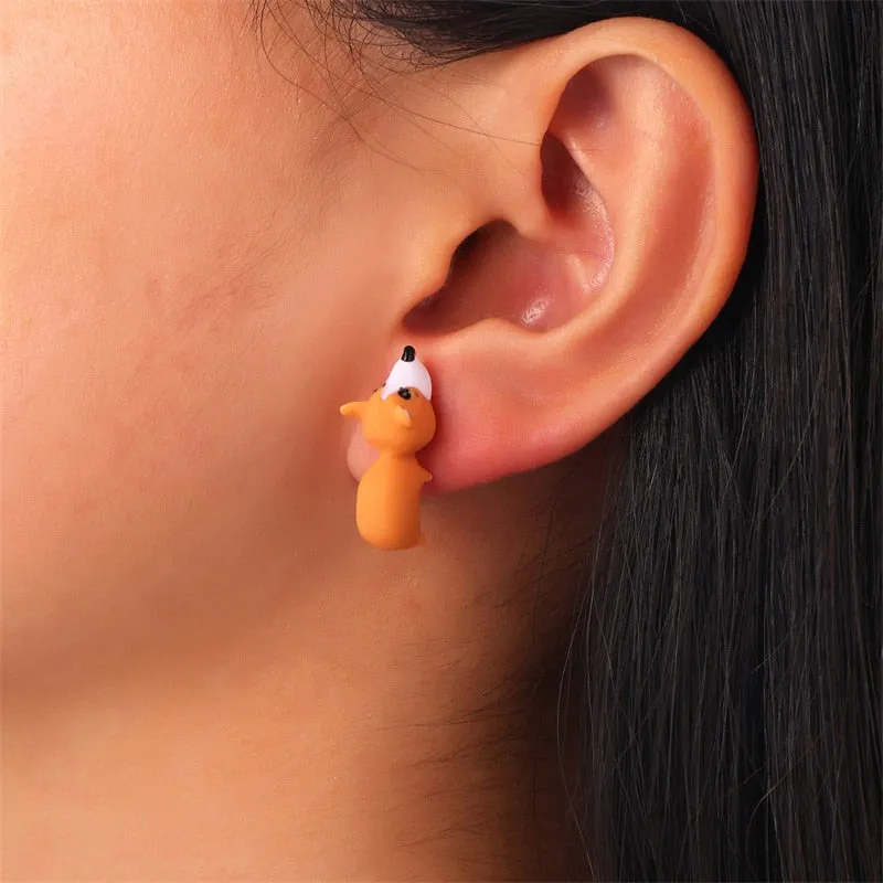 Trendy And Cute Animal Shape Bite Earring