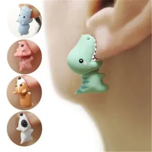 Trendy And Cute Animal Shape Bite Earring