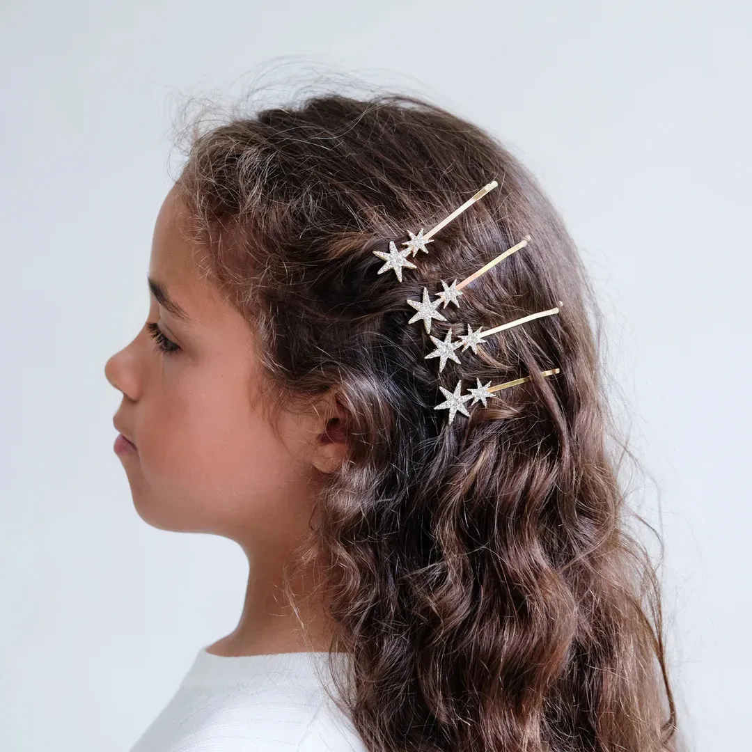 Twinkly Star Hair Clips