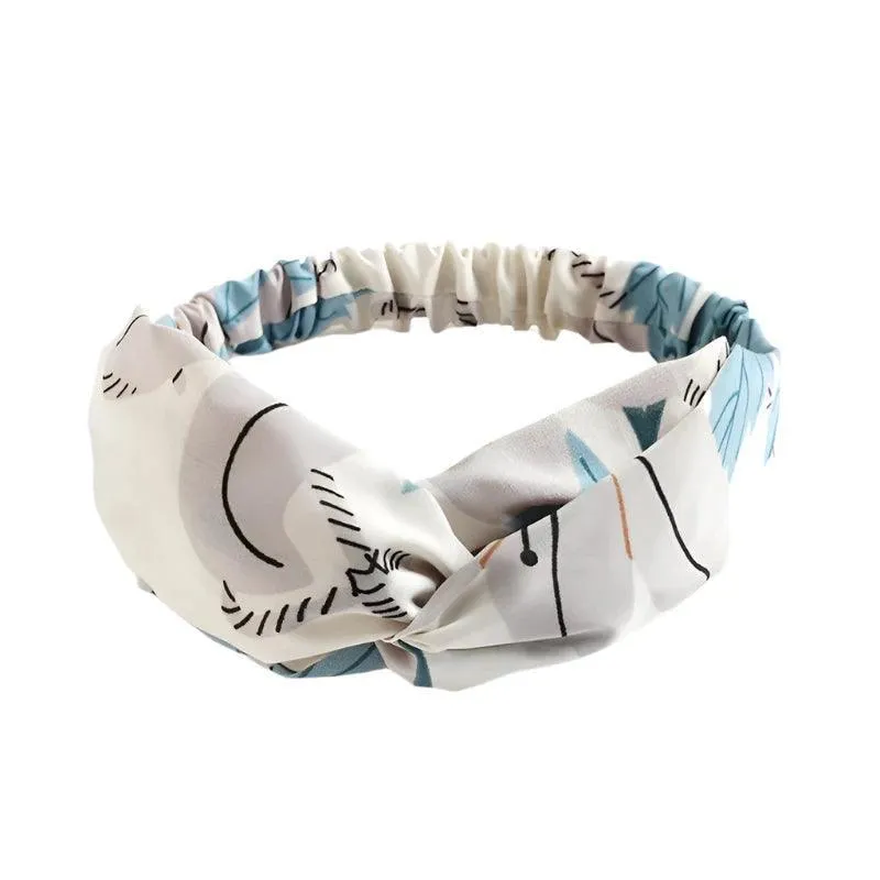 Twisted Headbands, Cashmere & Cotton Blend, Elegant Knot Design, 34 Colors, Comfortable Fit, Perfect for Casual or Special Occasions