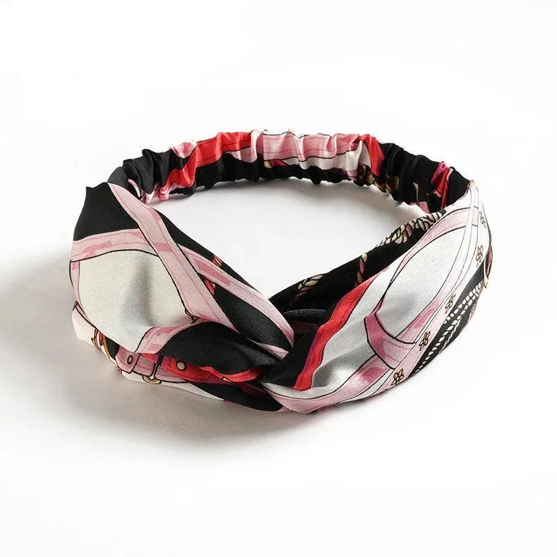 Twisted Headbands, Cashmere & Cotton Blend, Elegant Knot Design, 34 Colors, Comfortable Fit, Perfect for Casual or Special Occasions