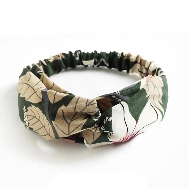 Twisted Headbands, Cashmere & Cotton Blend, Elegant Knot Design, 34 Colors, Comfortable Fit, Perfect for Casual or Special Occasions
