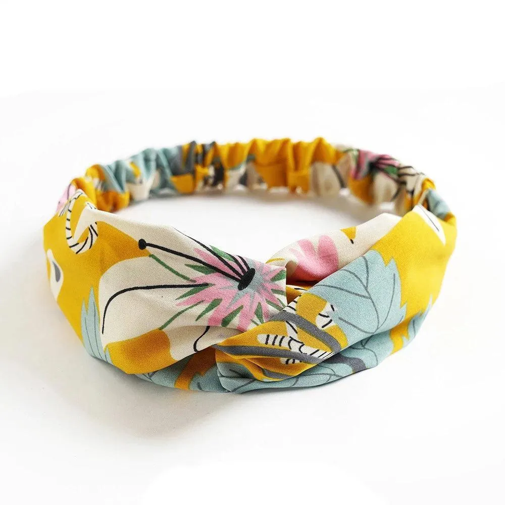 Twisted Headbands, Cashmere & Cotton Blend, Elegant Knot Design, 34 Colors, Comfortable Fit, Perfect for Casual or Special Occasions