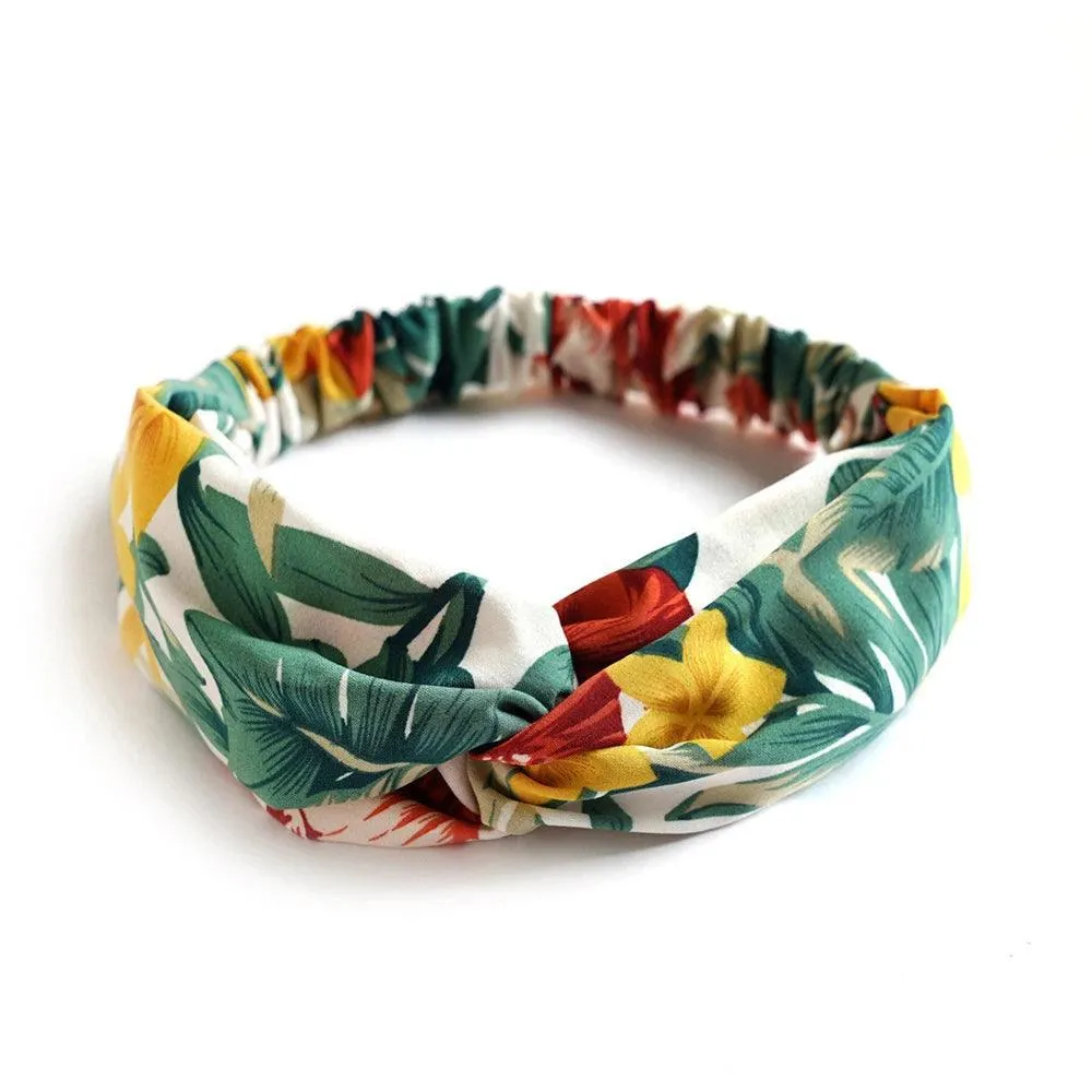 Twisted Headbands, Cashmere & Cotton Blend, Elegant Knot Design, 34 Colors, Comfortable Fit, Perfect for Casual or Special Occasions