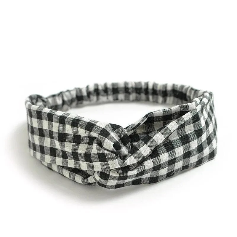Twisted Headbands, Cashmere & Cotton Blend, Elegant Knot Design, 34 Colors, Comfortable Fit, Perfect for Casual or Special Occasions