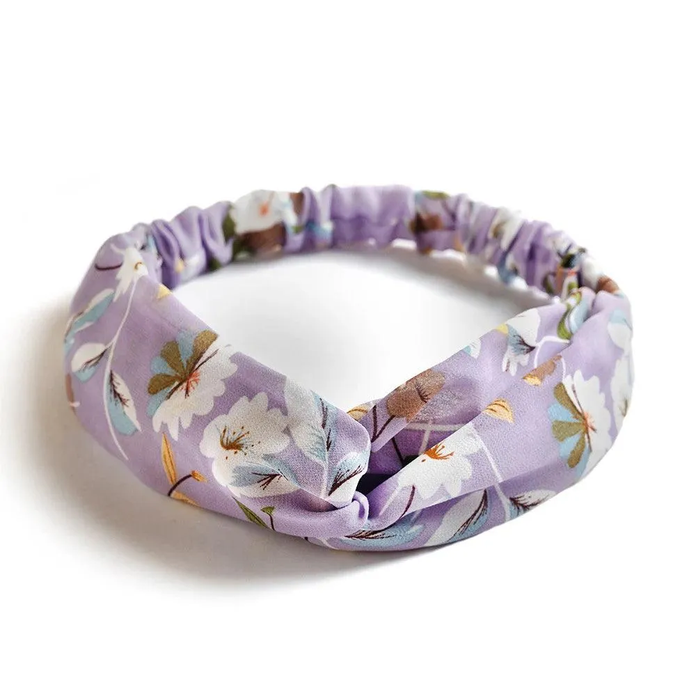 Twisted Headbands, Cashmere & Cotton Blend, Elegant Knot Design, 34 Colors, Comfortable Fit, Perfect for Casual or Special Occasions