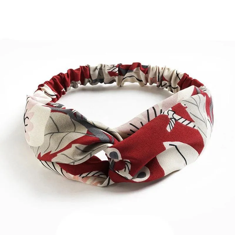 Twisted Headbands, Cashmere & Cotton Blend, Elegant Knot Design, 34 Colors, Comfortable Fit, Perfect for Casual or Special Occasions