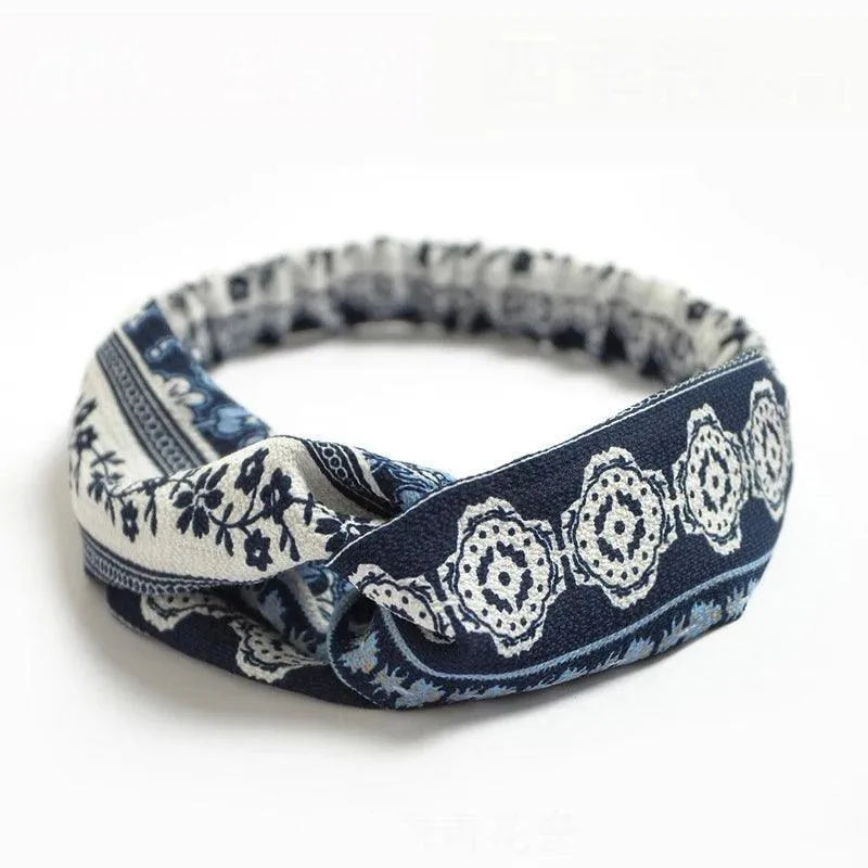 Twisted Headbands, Cashmere & Cotton Blend, Elegant Knot Design, 34 Colors, Comfortable Fit, Perfect for Casual or Special Occasions